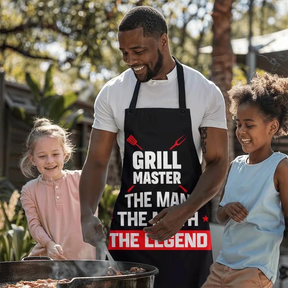 Best Gift For Dad The Custom Cooking Apron The Man The Myth The Legend