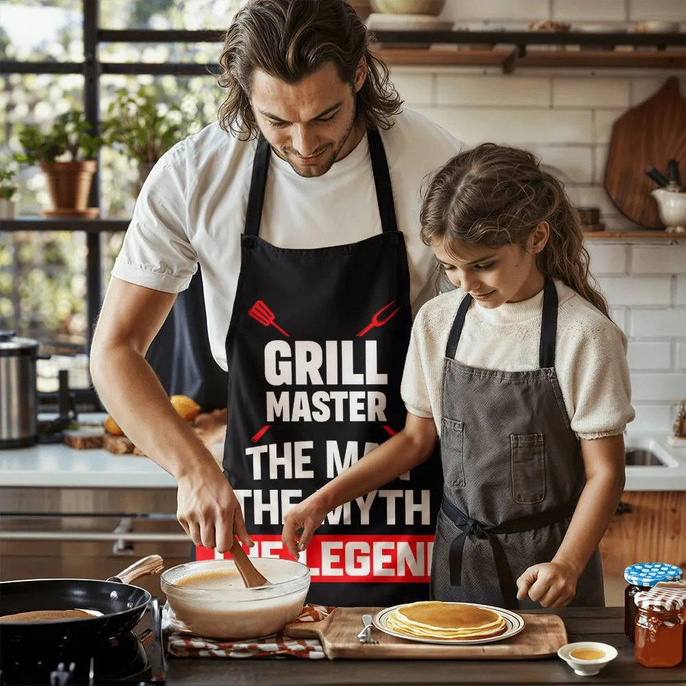 Best Gift For Dad The Custom Cooking Apron The Man The Myth The Legend