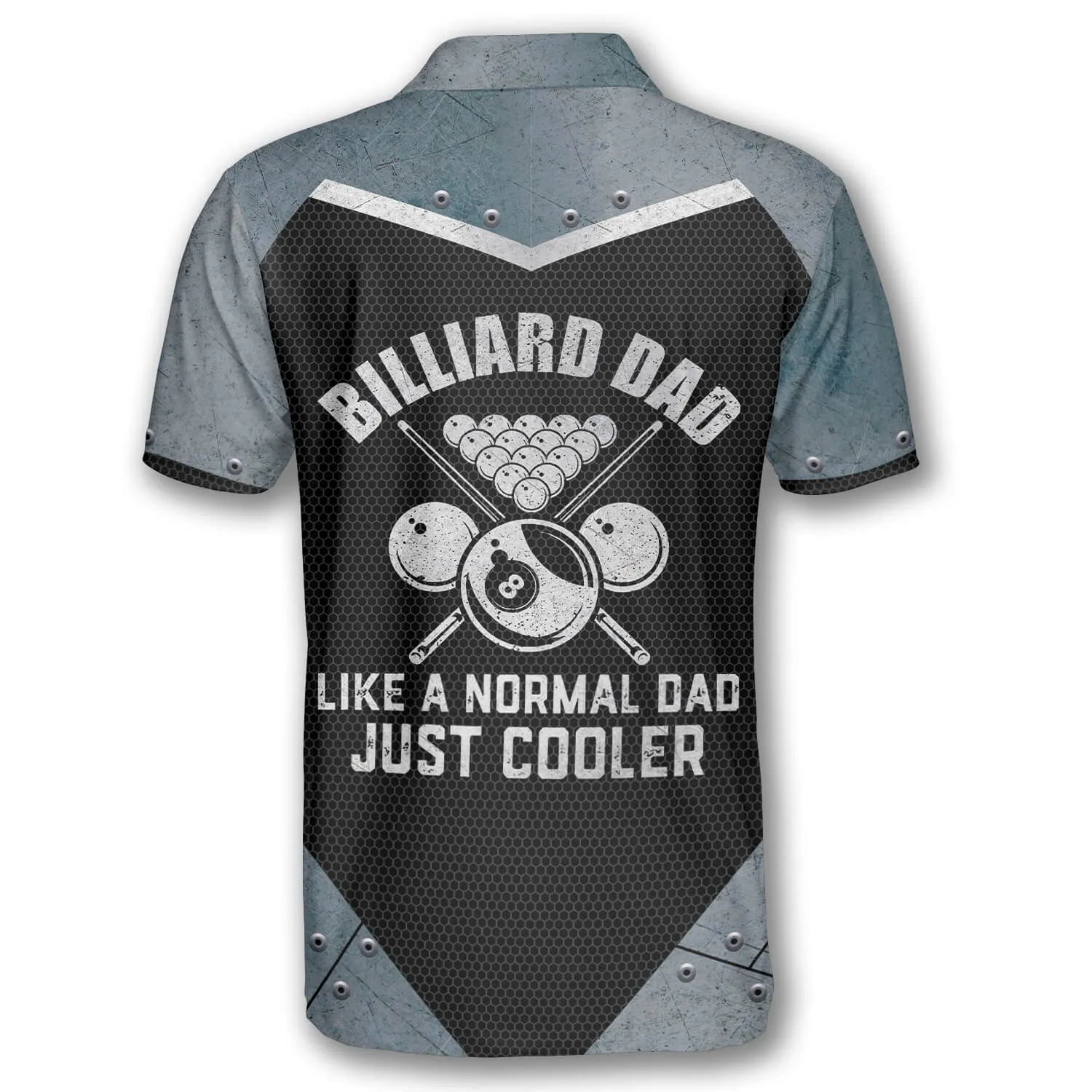 Billiard Dad Like a Normal Dad Just Cooler Custom Billiard Shirts for Men, Gift for Dad Billiard