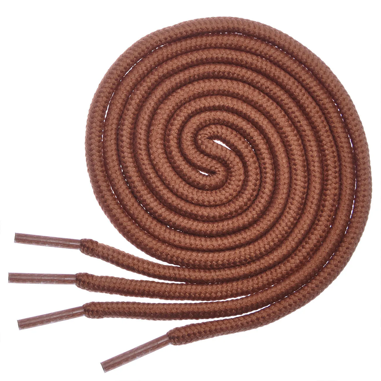 Birch's Round 3/16" Thick Shoelaces - Burnt Sienna