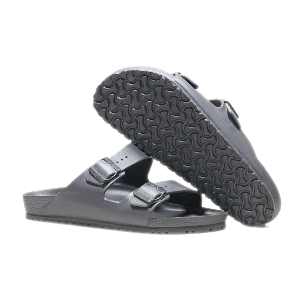 Birkenstock Sliders Rubber Grey Colour For Men