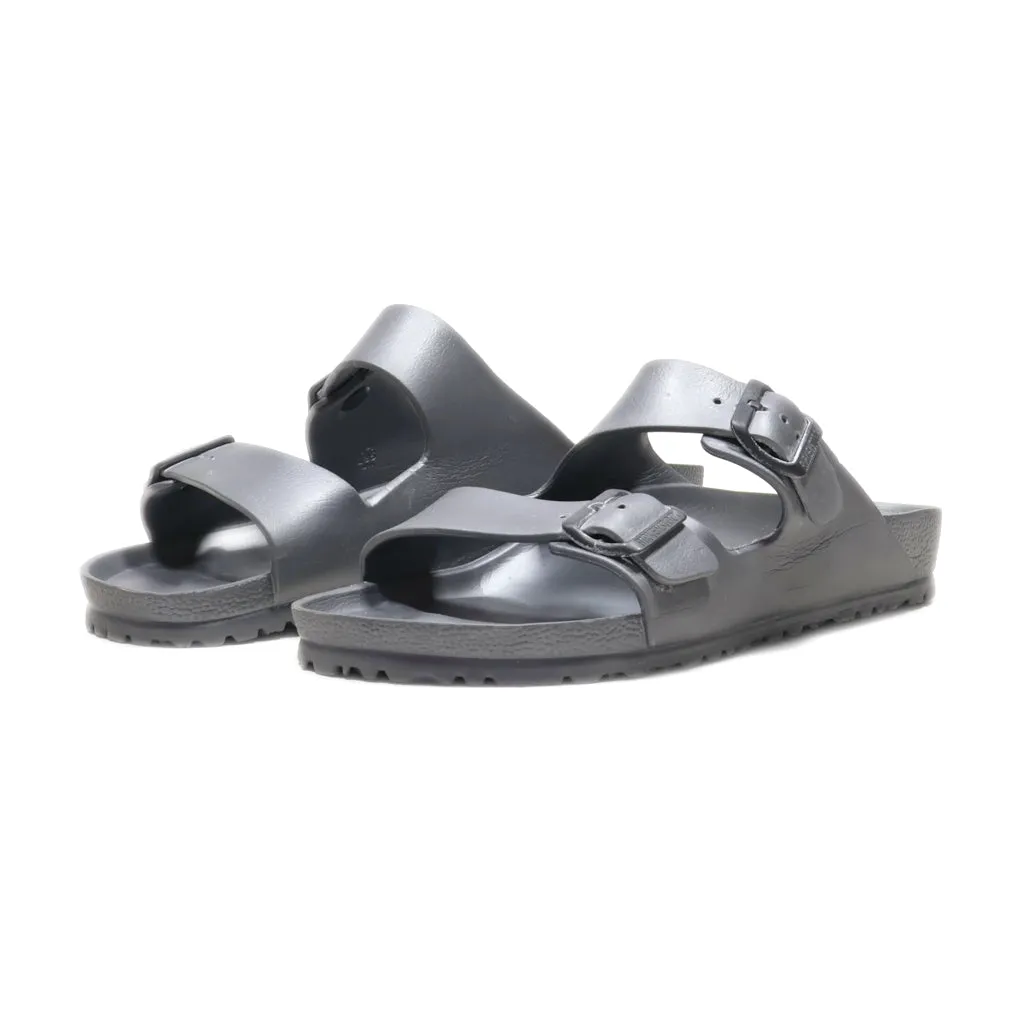 Birkenstock Sliders Rubber Grey Colour For Men