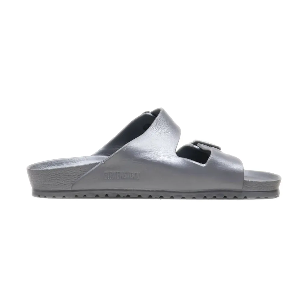 Birkenstock Sliders Rubber Grey Colour For Men