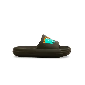 Boys Olive Casual Flip Flop KD9549