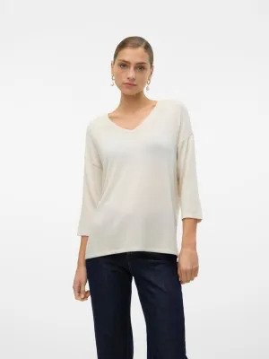 Brianna 3/4 V-Neck Pullover