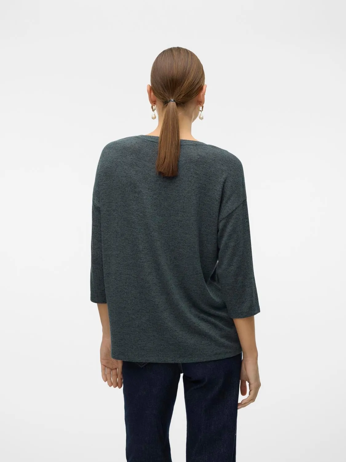 Brianna 3/4 V-Neck Pullover