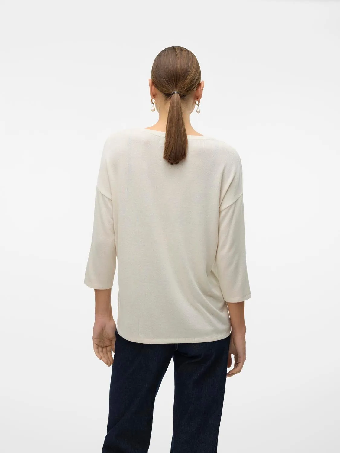 Brianna 3/4 V-Neck Pullover