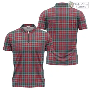 British Columbia Province Canada Tartan Zipper Polo Shirt