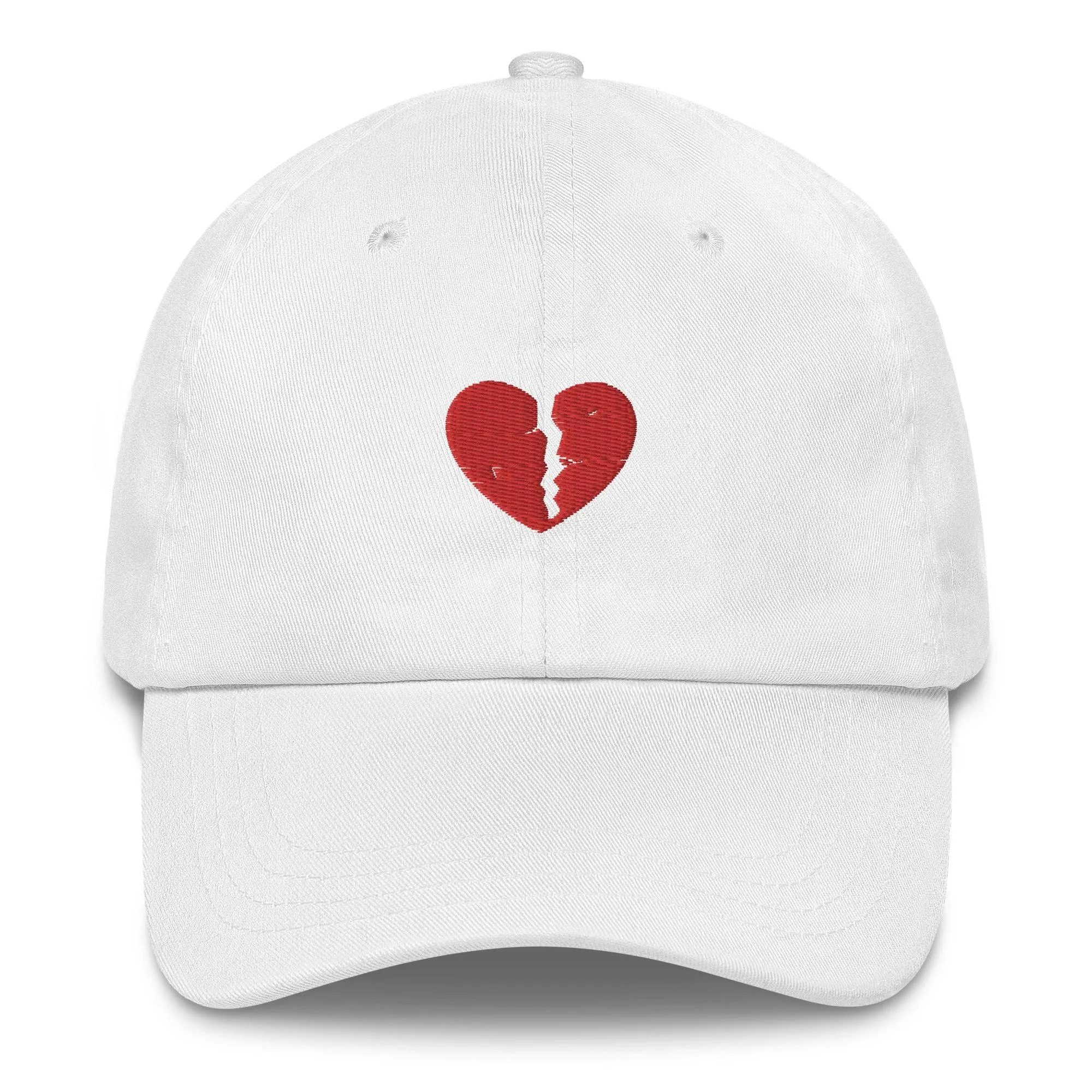 Broken Heart Embroidered Dad Hat