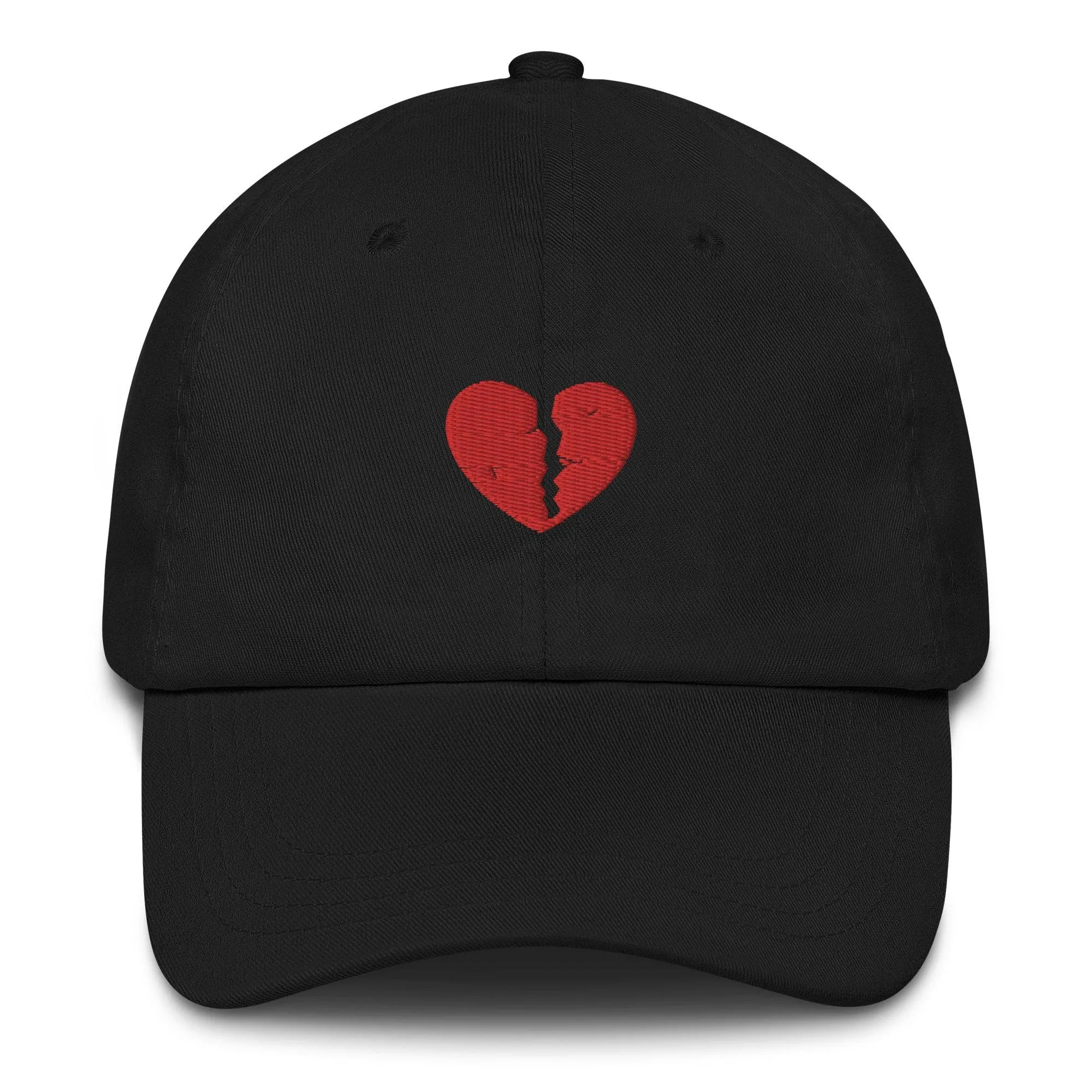 Broken Heart Embroidered Dad Hat