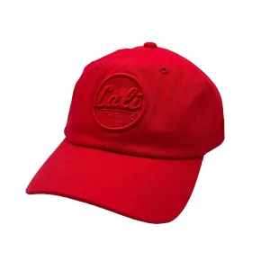 CALI Strong Classic Dad Hat Red Red