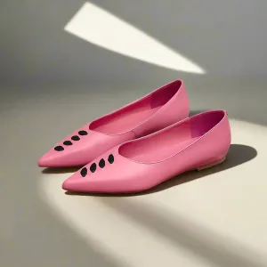 Carol Pink Flat Pumps