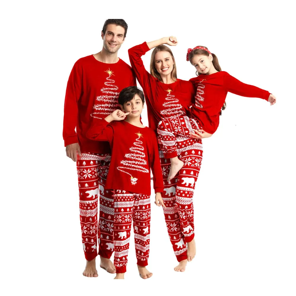 Christmas Pajamas Matching Family Pyjamas Mom Daughter Dad Son Clothing Sleepwear