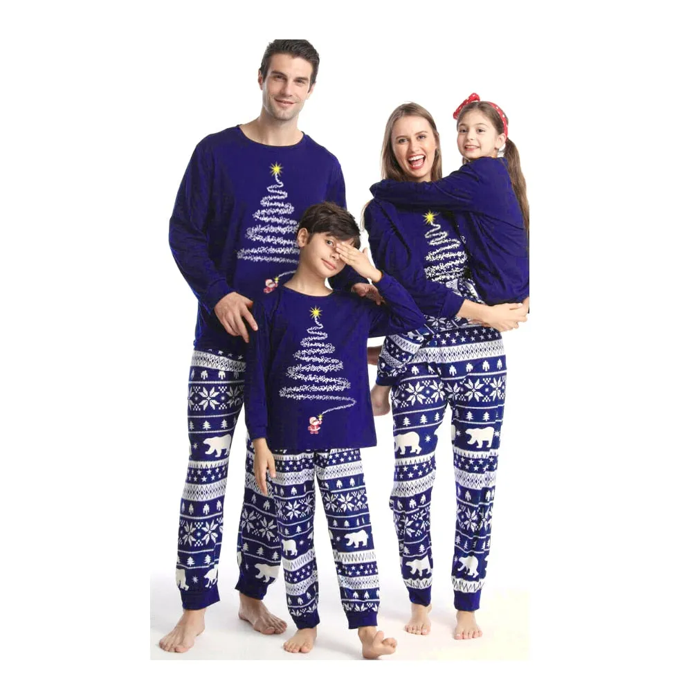 Christmas Pajamas Matching Family Pyjamas Mom Daughter Dad Son Clothing Sleepwear