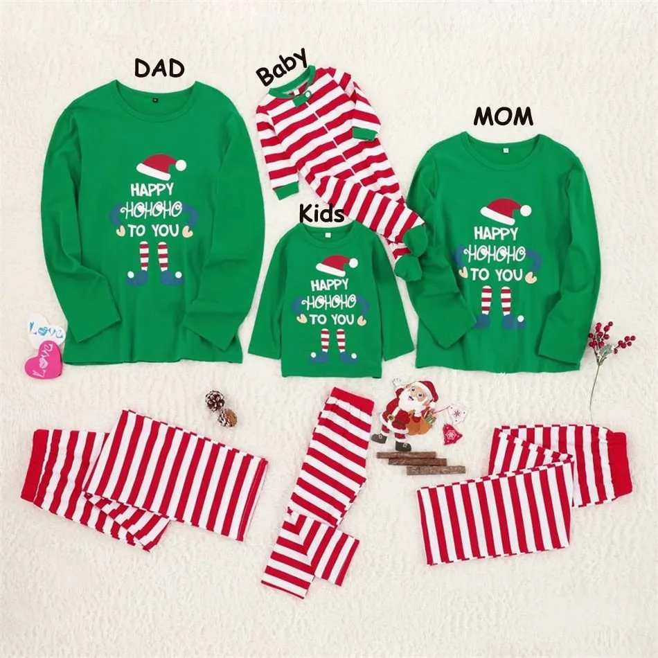 Christmas Pajamas Matching Family Pyjamas Mom Daughter Dad Son Clothing Sleepwear