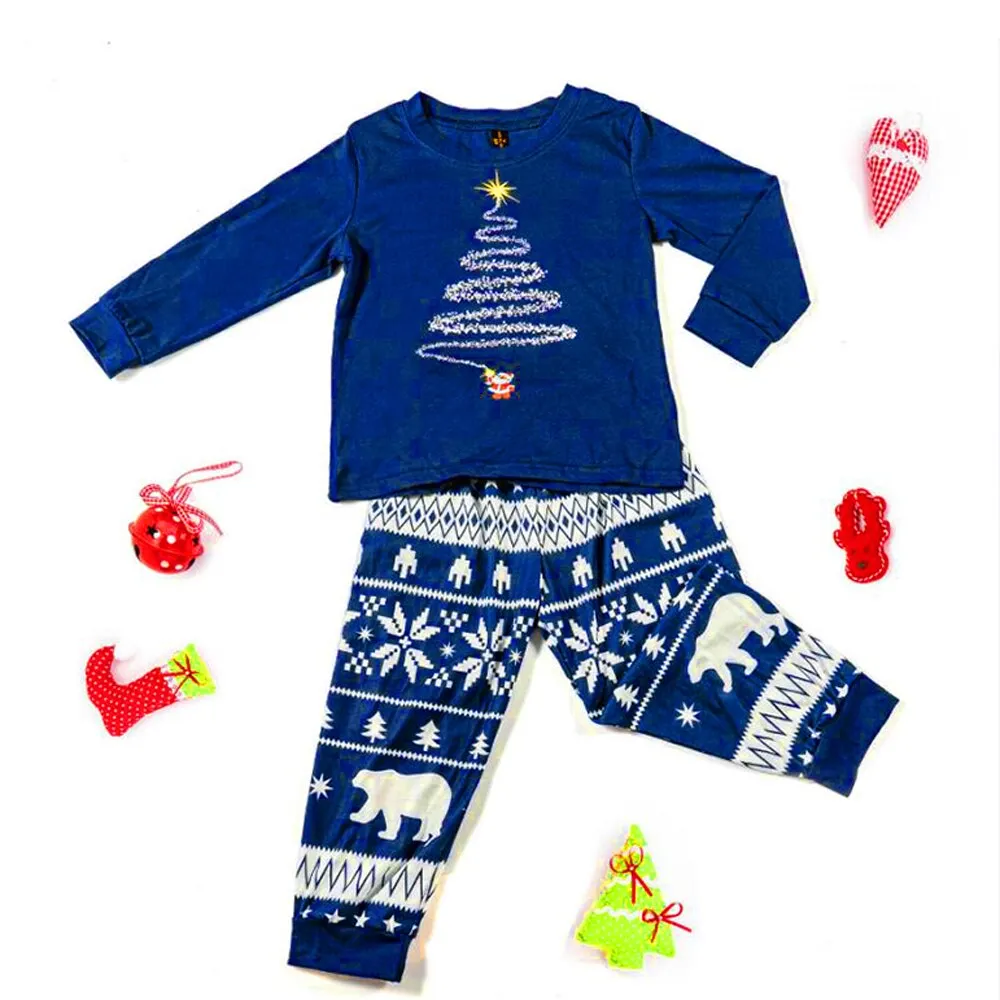 Christmas Pajamas Matching Family Pyjamas Mom Daughter Dad Son Clothing Sleepwear