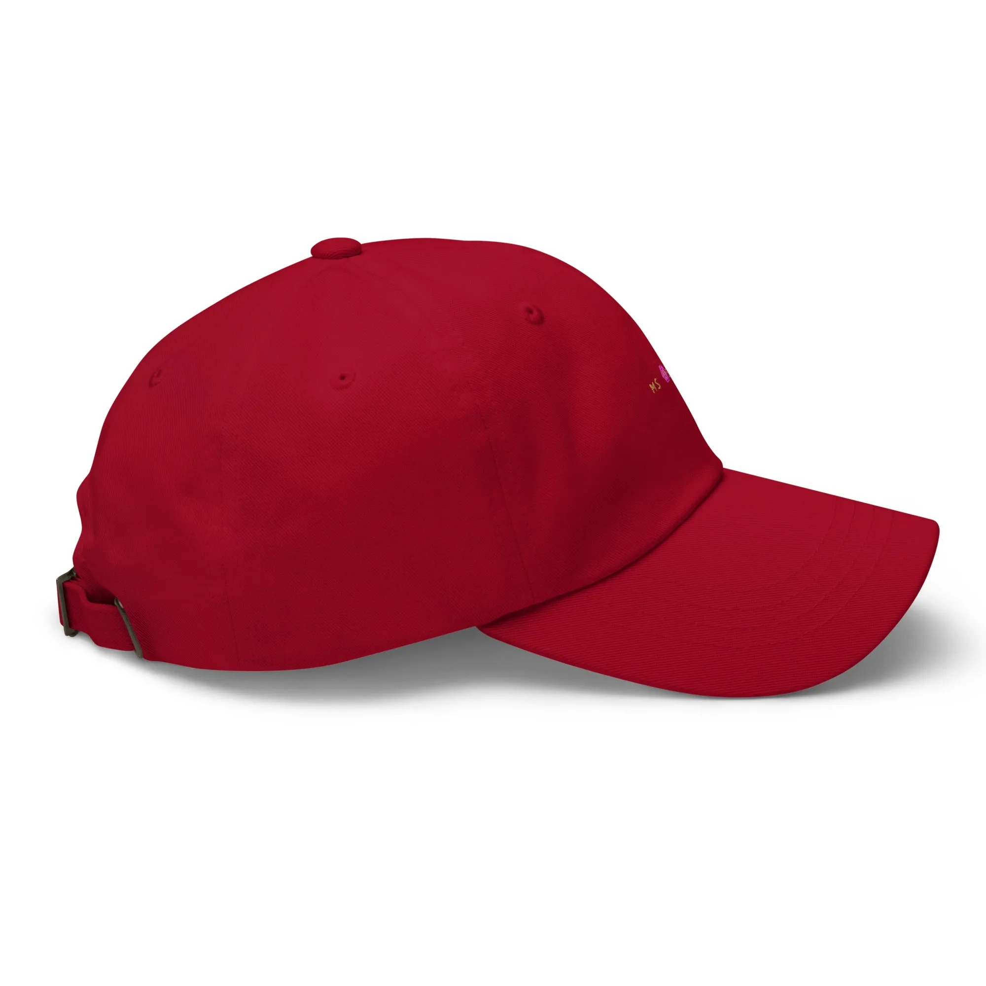 Classic Mishastyle Luxury Cranberry Dad Hat