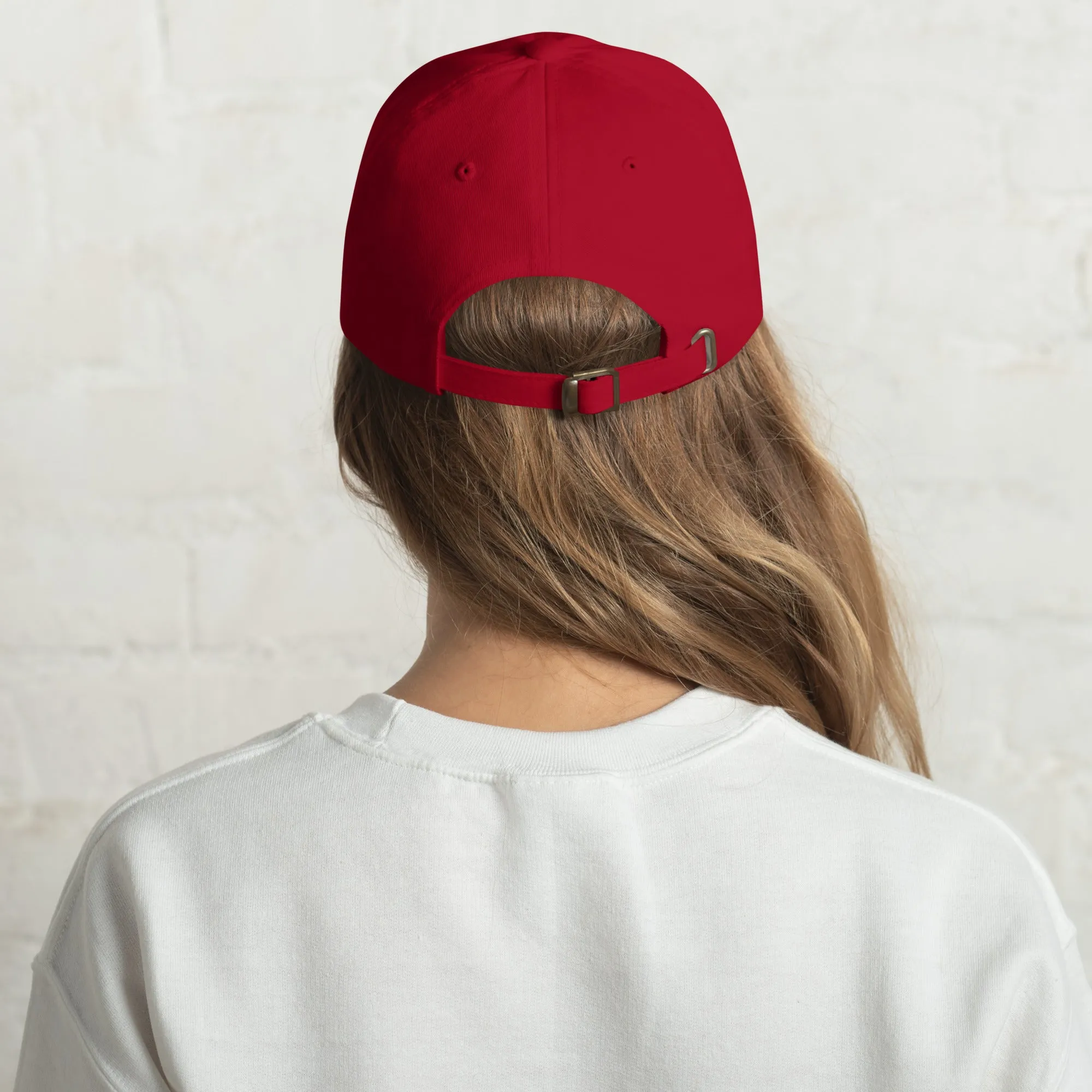 Classic Mishastyle Luxury Cranberry Dad Hat