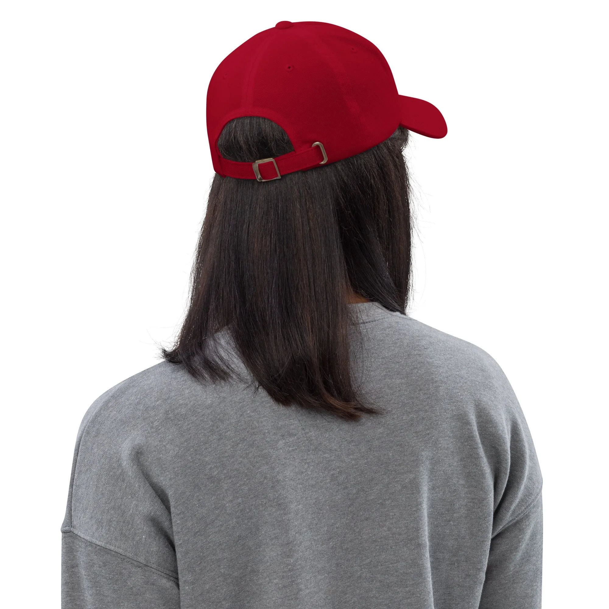 Classic Mishastyle Luxury Cranberry Dad Hat