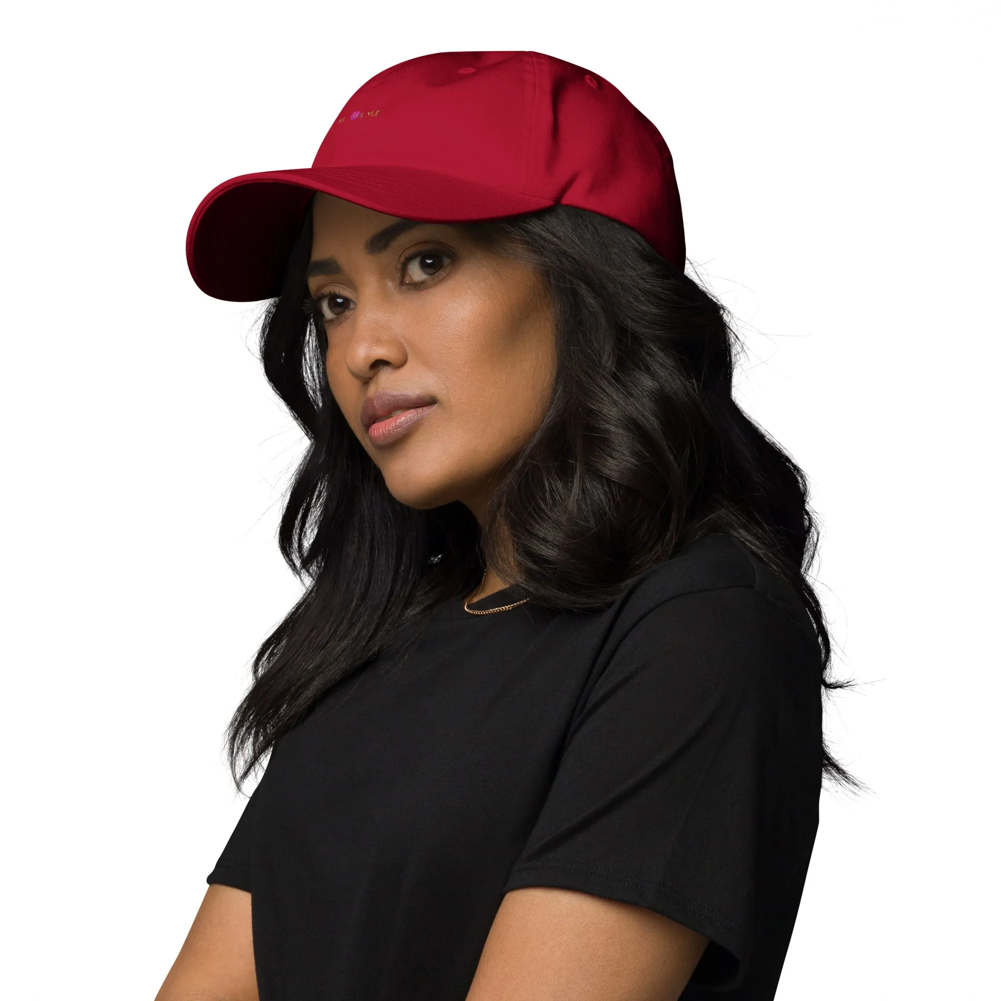 Classic Mishastyle Luxury Cranberry Dad Hat