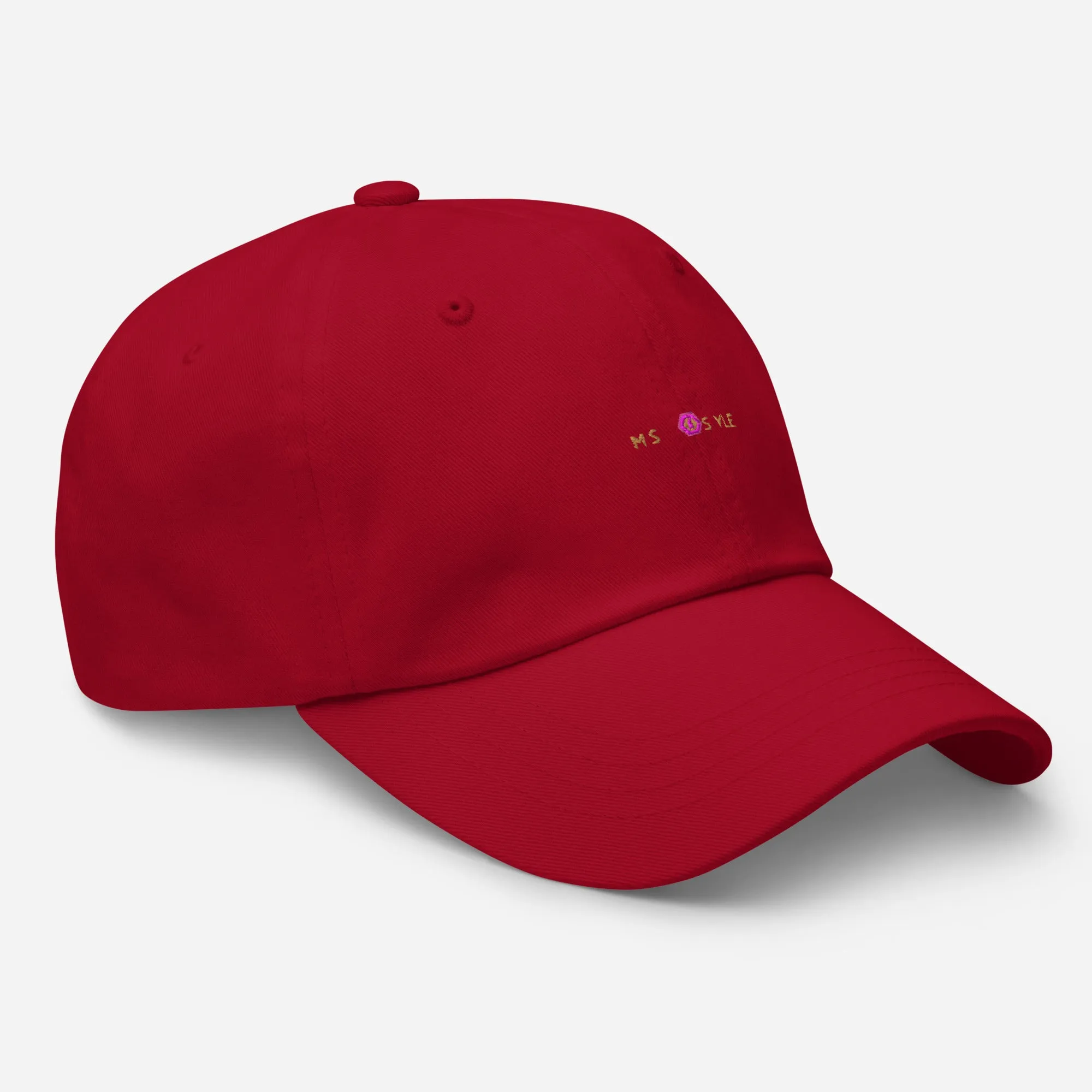 Classic Mishastyle Luxury Cranberry Dad Hat