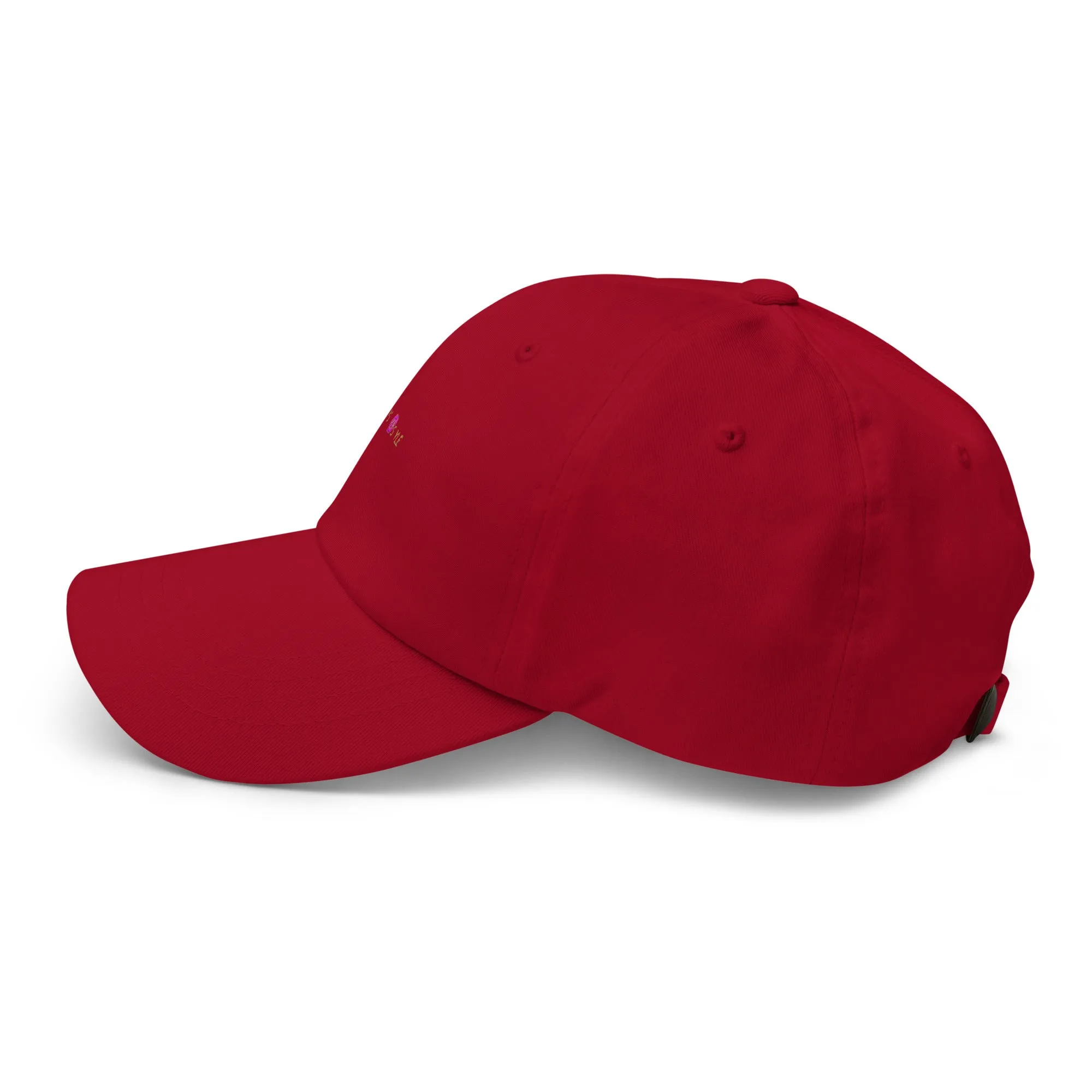 Classic Mishastyle Luxury Cranberry Dad Hat