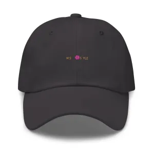 Classic Mishastyle Luxury Dark Gray Dad Hat