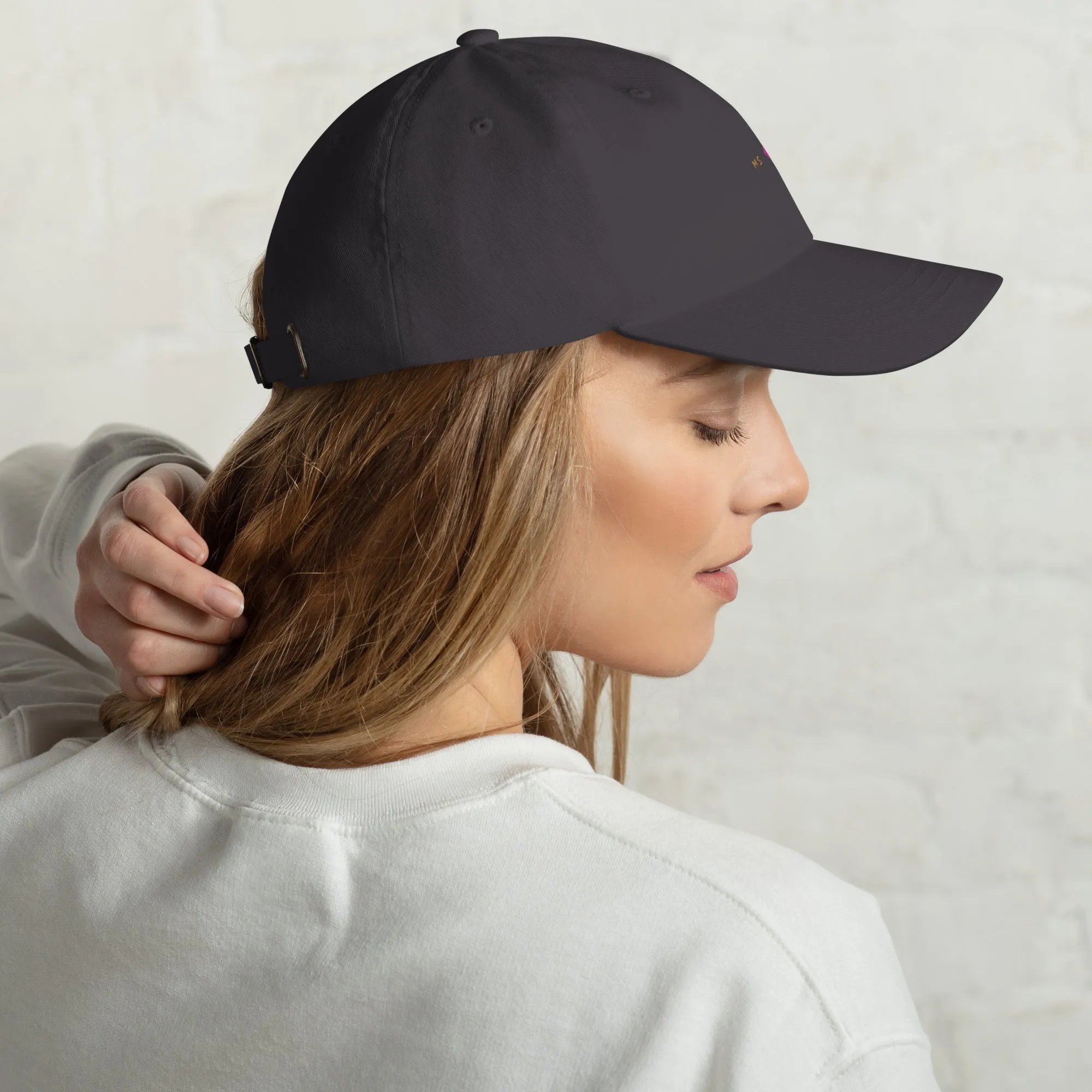 Classic Mishastyle Luxury Dark Gray Dad Hat