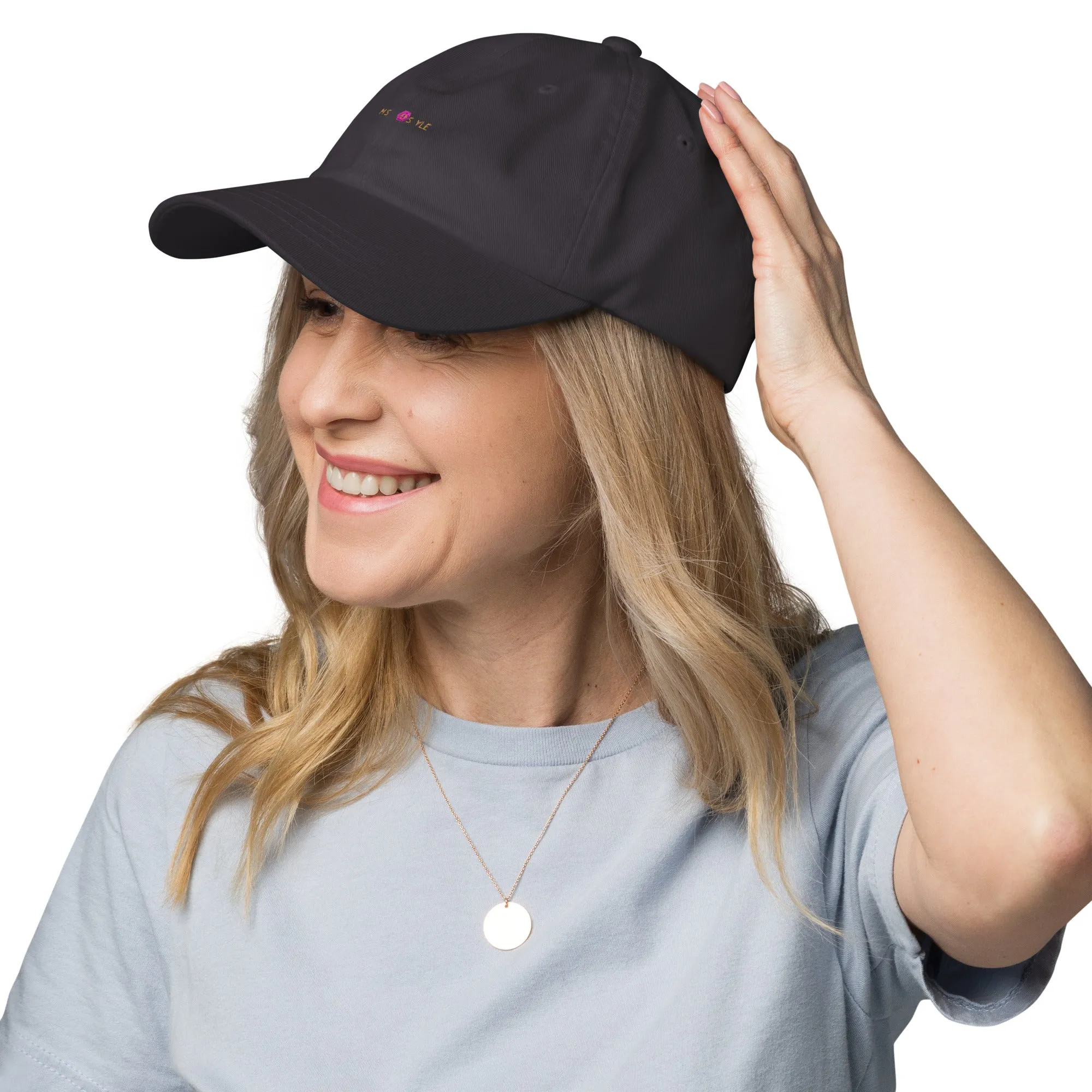 Classic Mishastyle Luxury Dark Gray Dad Hat