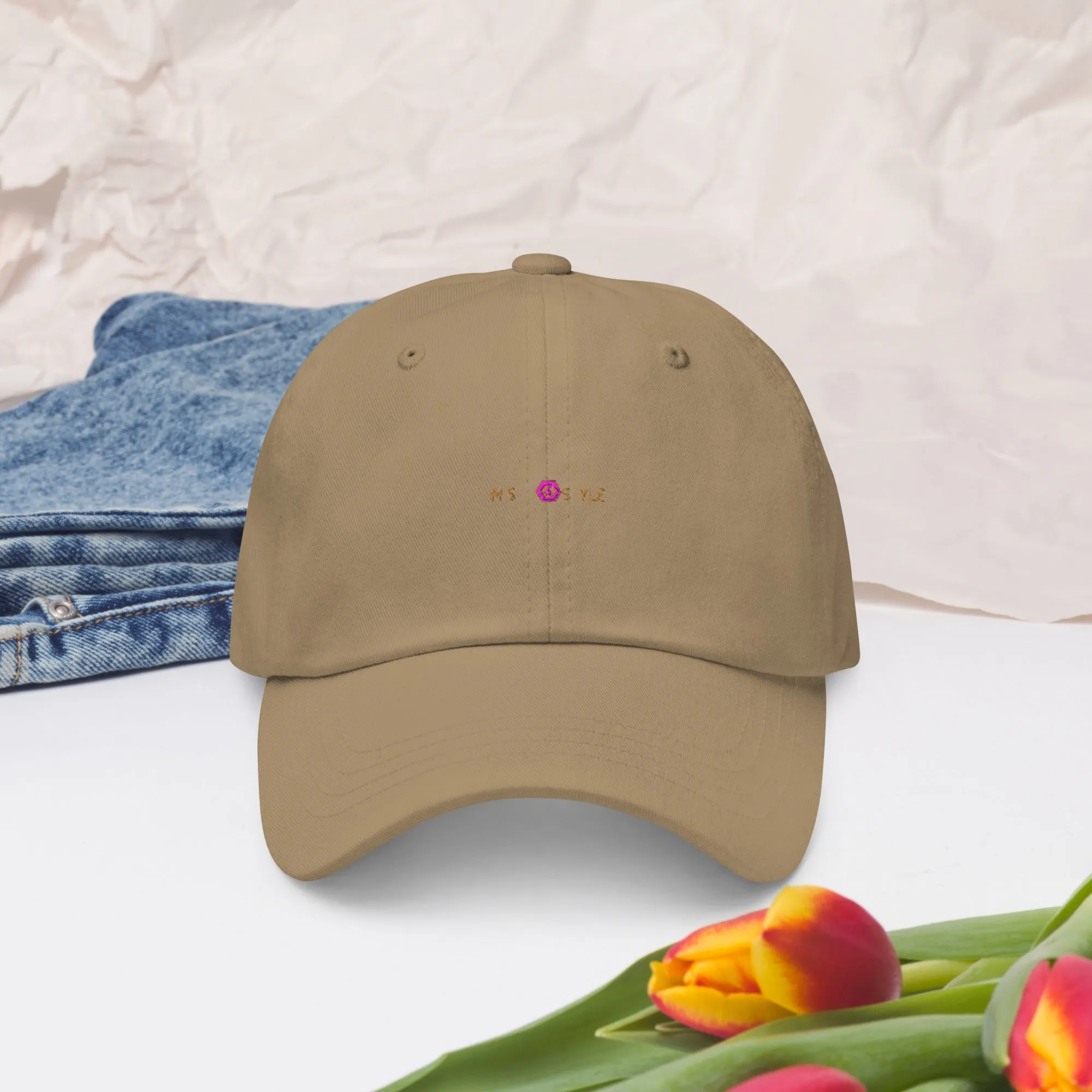 Classic Mishastyle Luxury Khaki Dad Hat