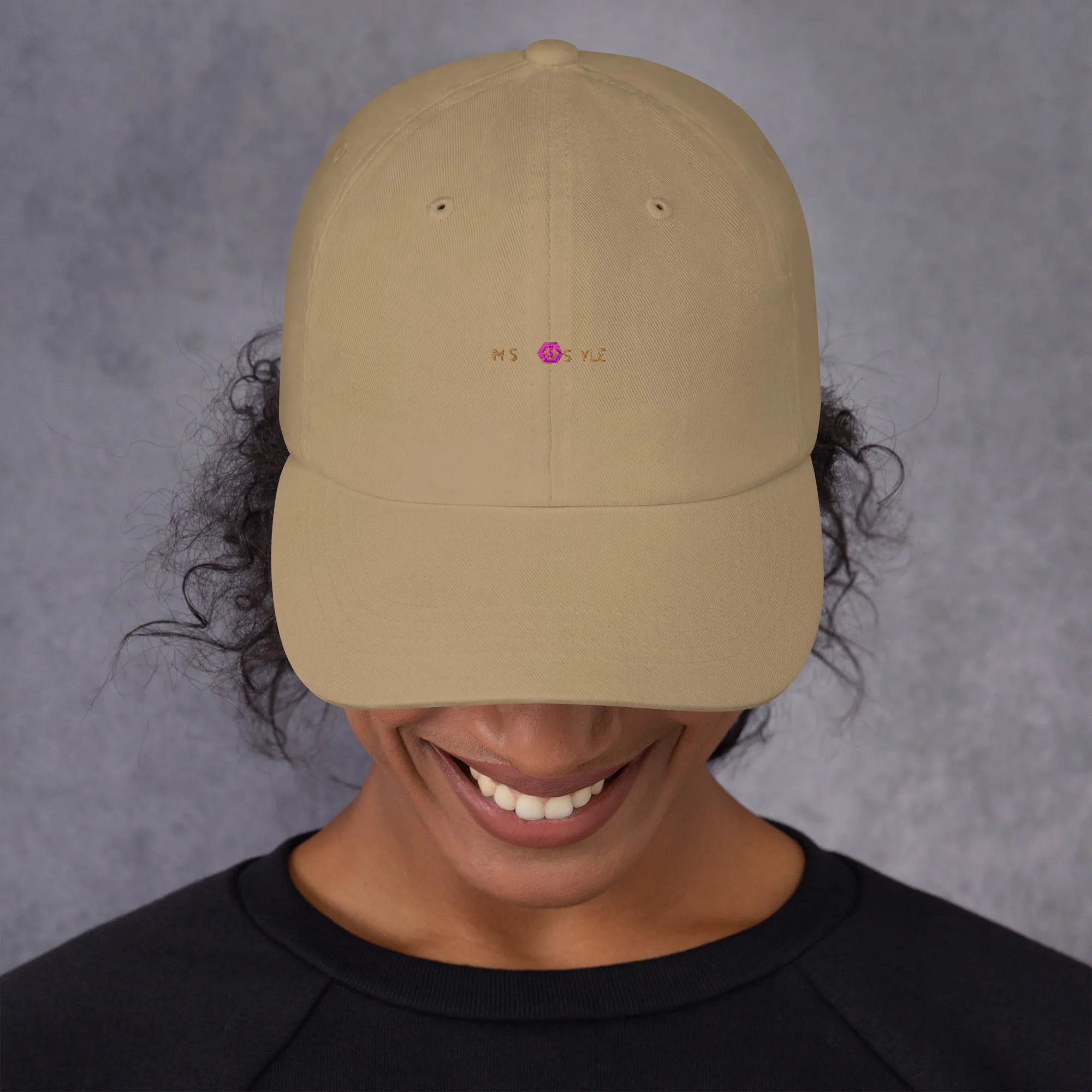 Classic Mishastyle Luxury Khaki Dad Hat