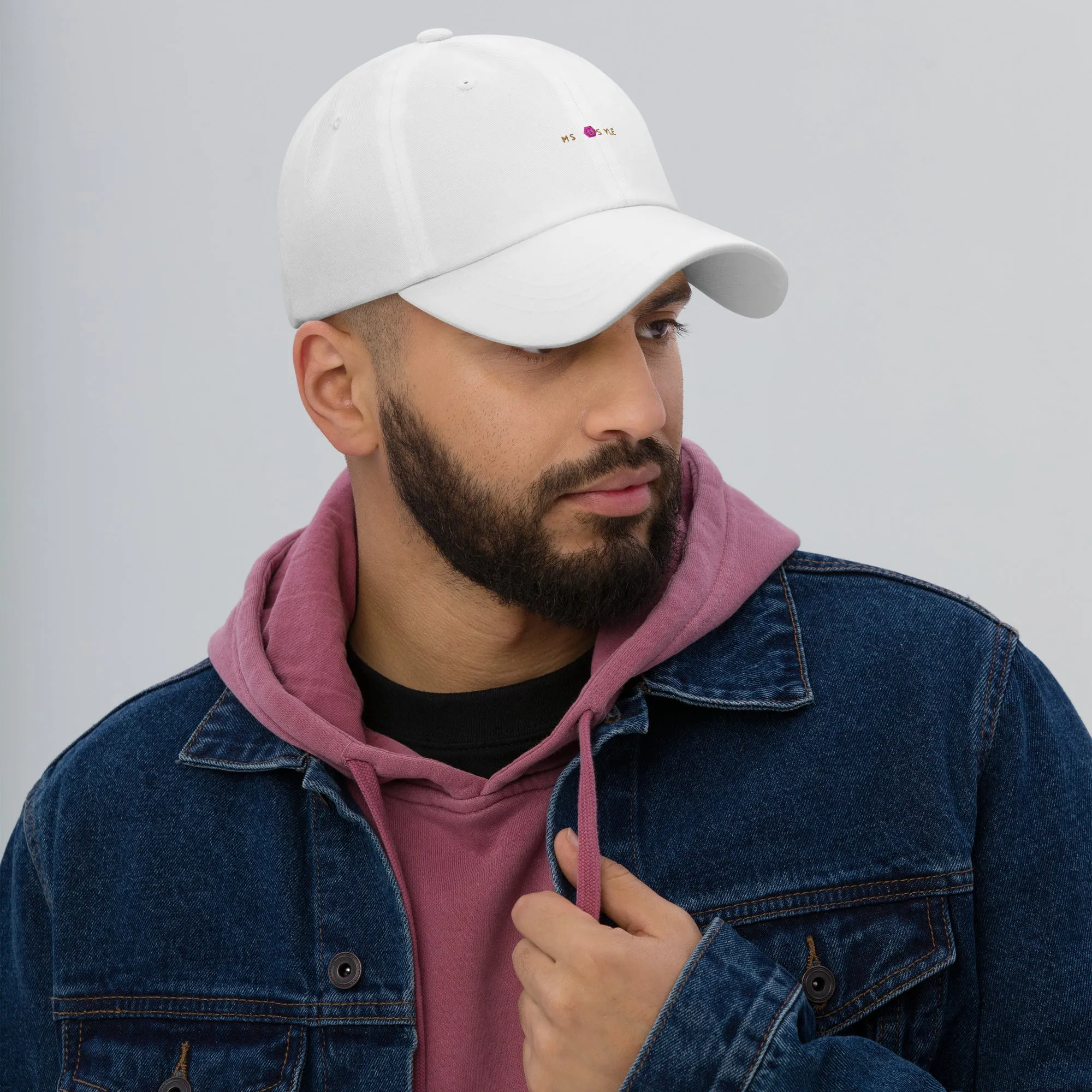 Classic Mishastyle Luxury White Dad Hat