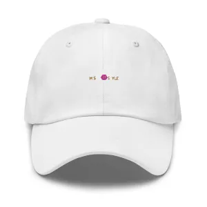 Classic Mishastyle Luxury White Dad Hat