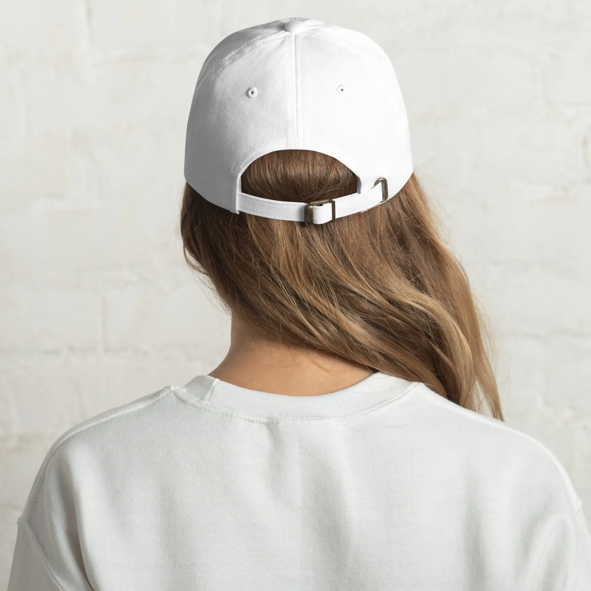 Classic Mishastyle Luxury White Dad Hat