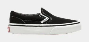 Classic Slip On Low Preschool Skateboarding Shoe (Black/White)