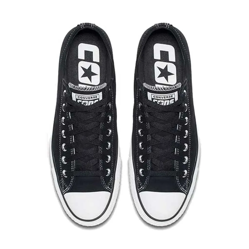 Converse CTAS Pro OX - Black/White/Suede