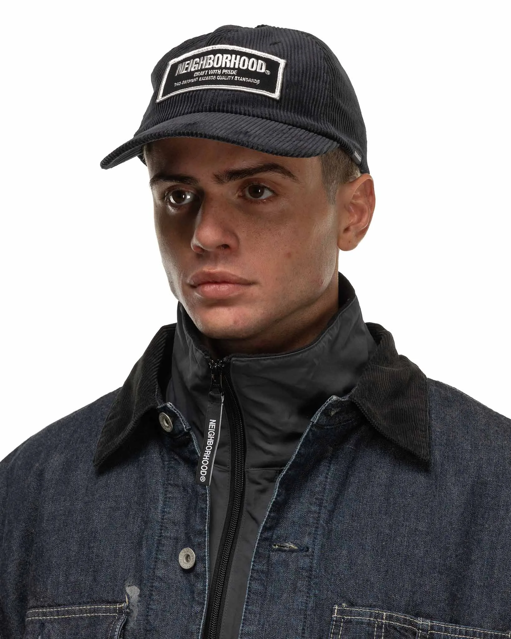 Corduroy Dad Cap Black