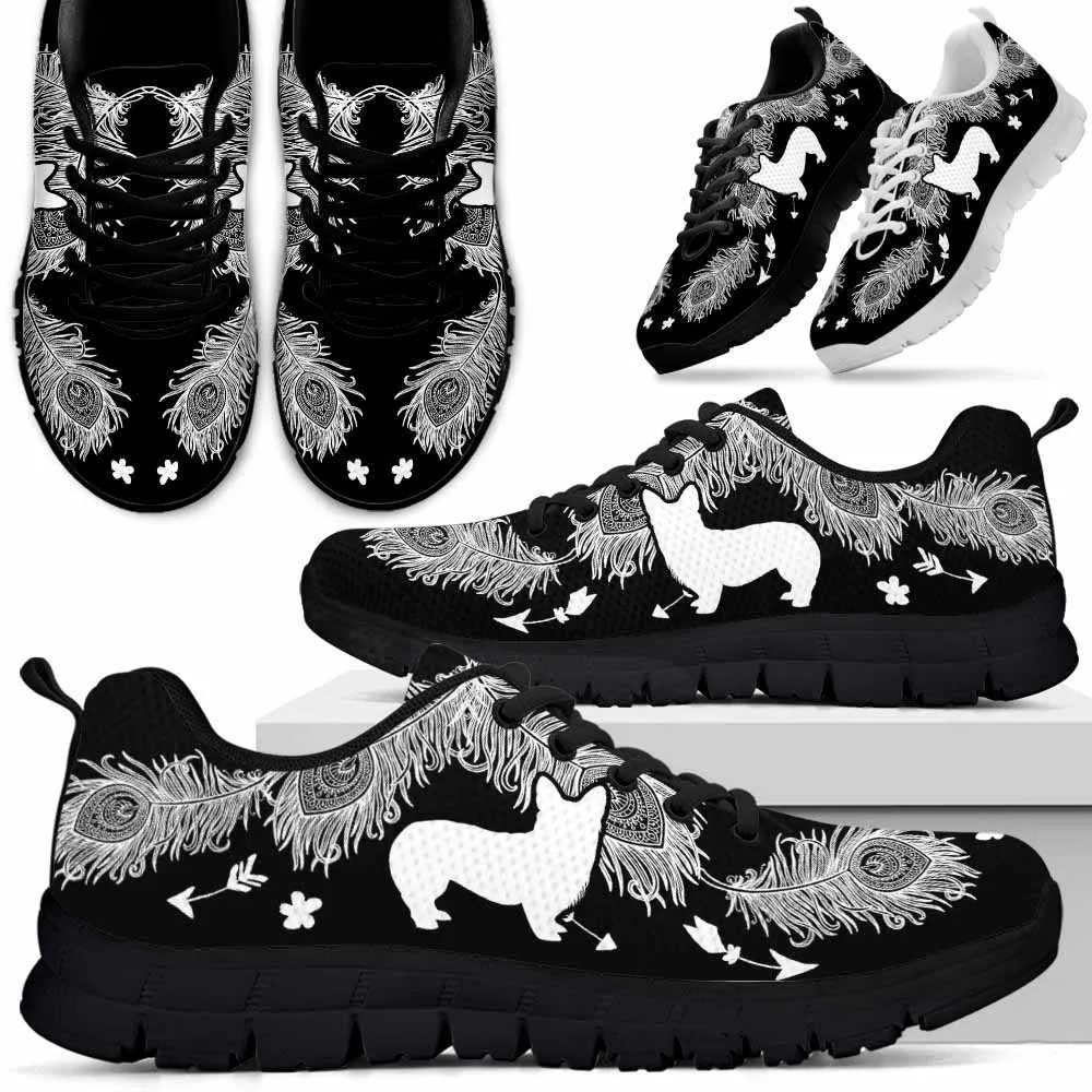 Corgi Sneaker, Corgi Dog Lovers Sneakers Running Shoes Gift Women Men Dog Mom Dog Dad, Corgi Shoes