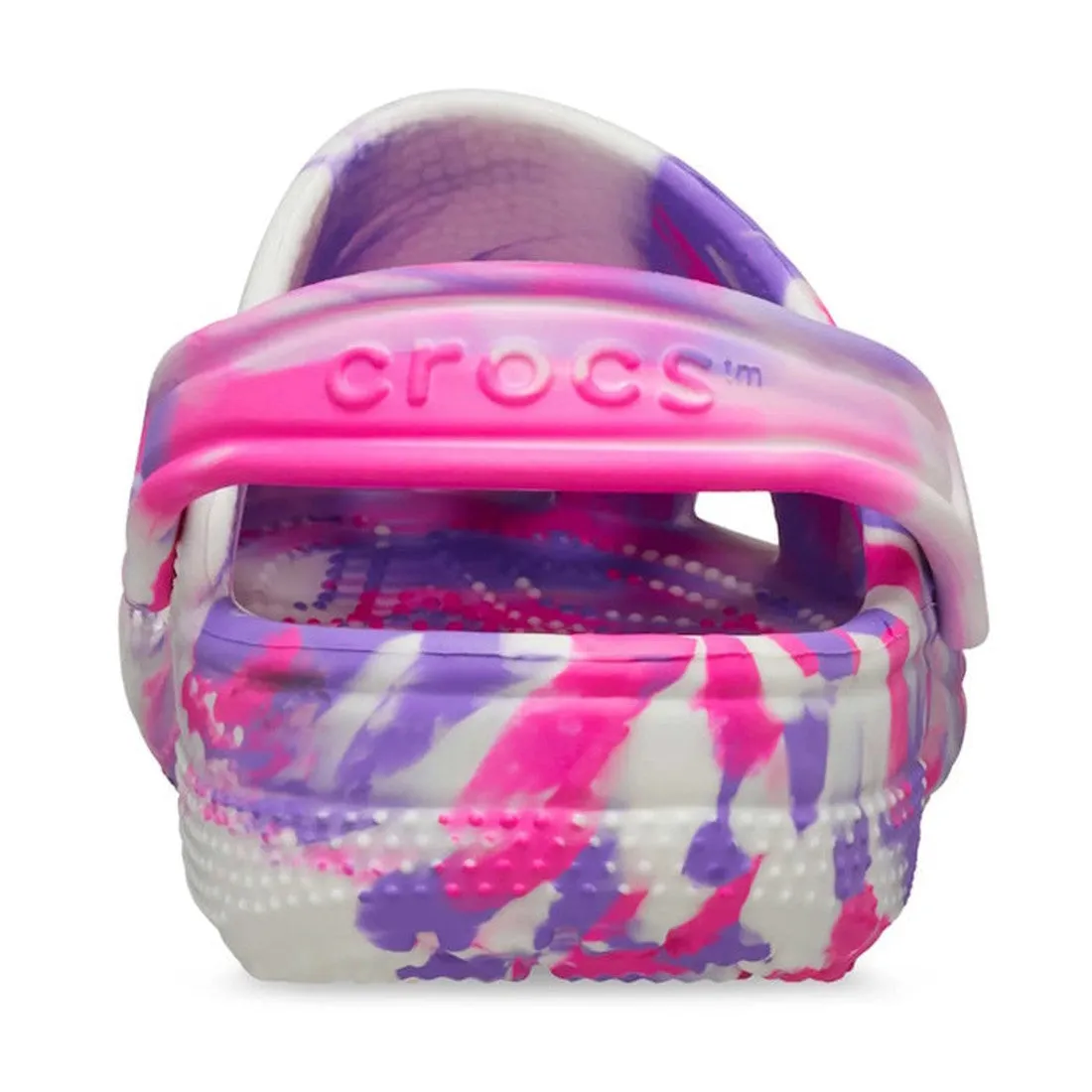 Crocs Kids Toddlers - Glow Marbled Classic Clog K Pink Crush Multi