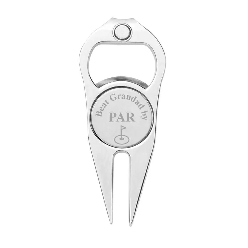 Custom Golf Ball Markers Flag Bottle Opener Golf Fork Ball Marker Gifts for Golf Lover