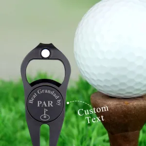 Custom Golf Ball Markers Flag Bottle Opener Golf Fork Ball Marker Gifts for Golf Lover