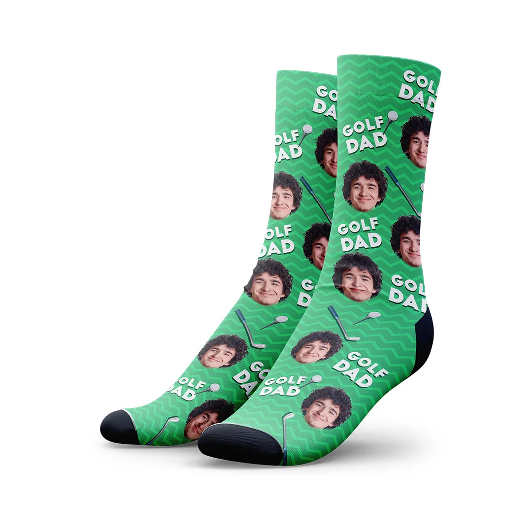 Custom Golf Dad Socks