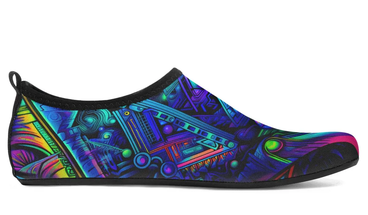 Cyber Cyan Barefoot Shoes