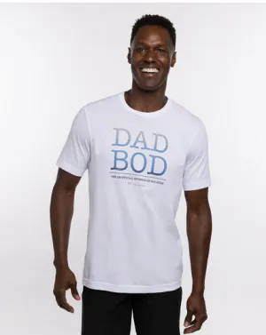 Dad Bod 2.0 T-Shirt, White/Blue