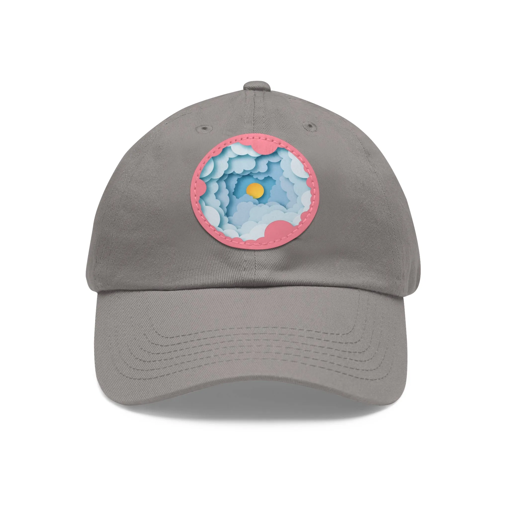 Dad Hat - Cloud Style Feel Good Beuti Leather Patch Round Cap