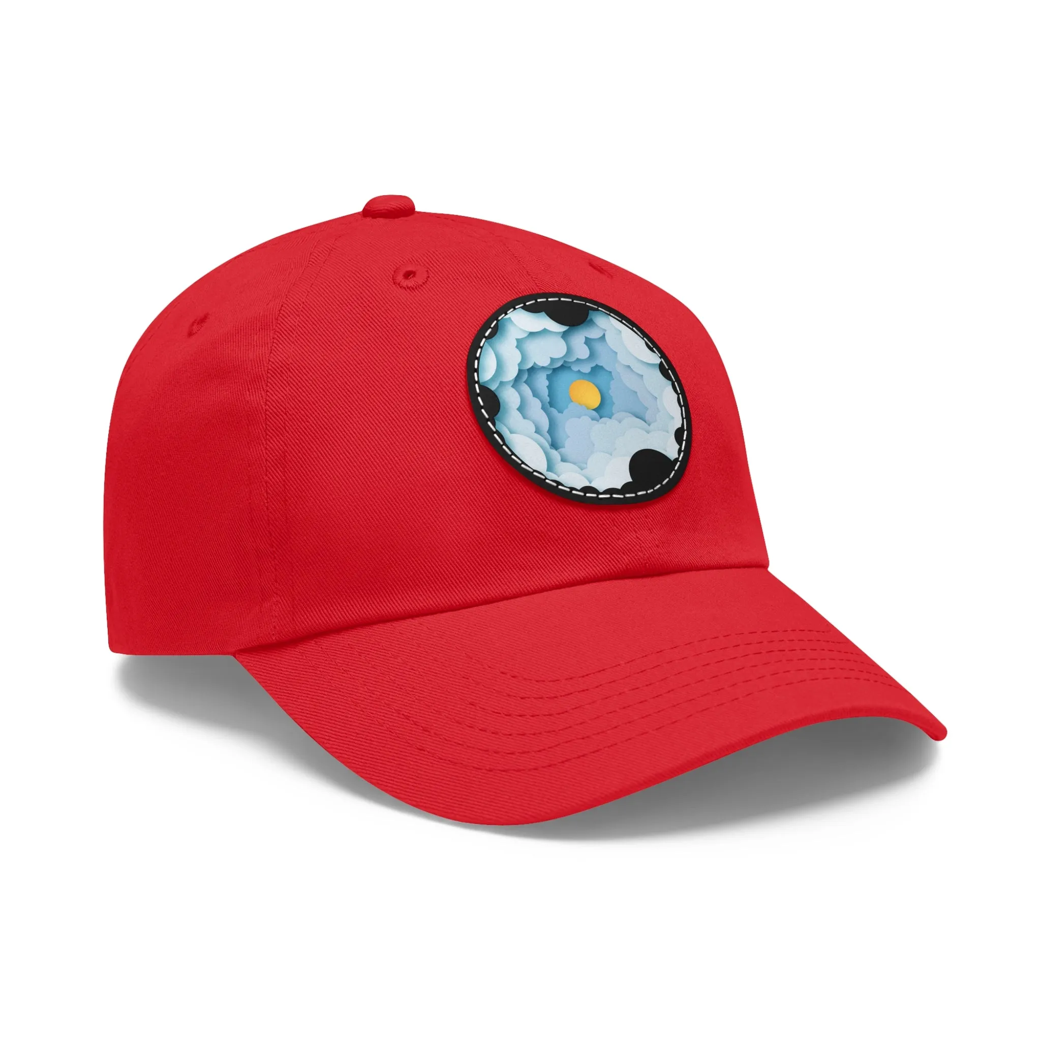 Dad Hat - Cloud Style Feel Good Beuti Leather Patch Round Cap