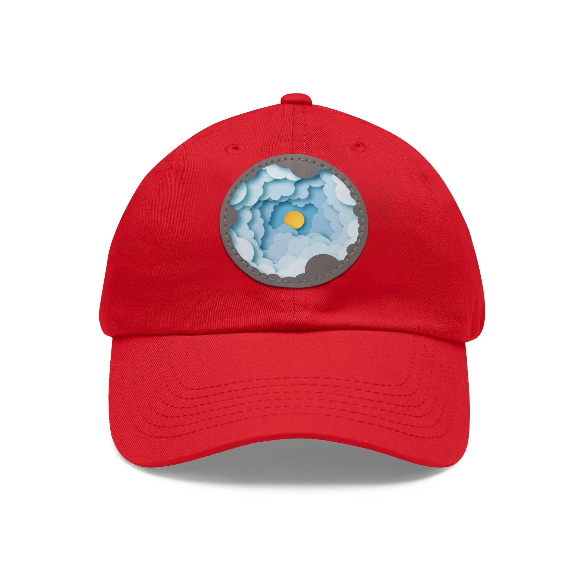 Dad Hat - Cloud Style Feel Good Beuti Leather Patch Round Cap