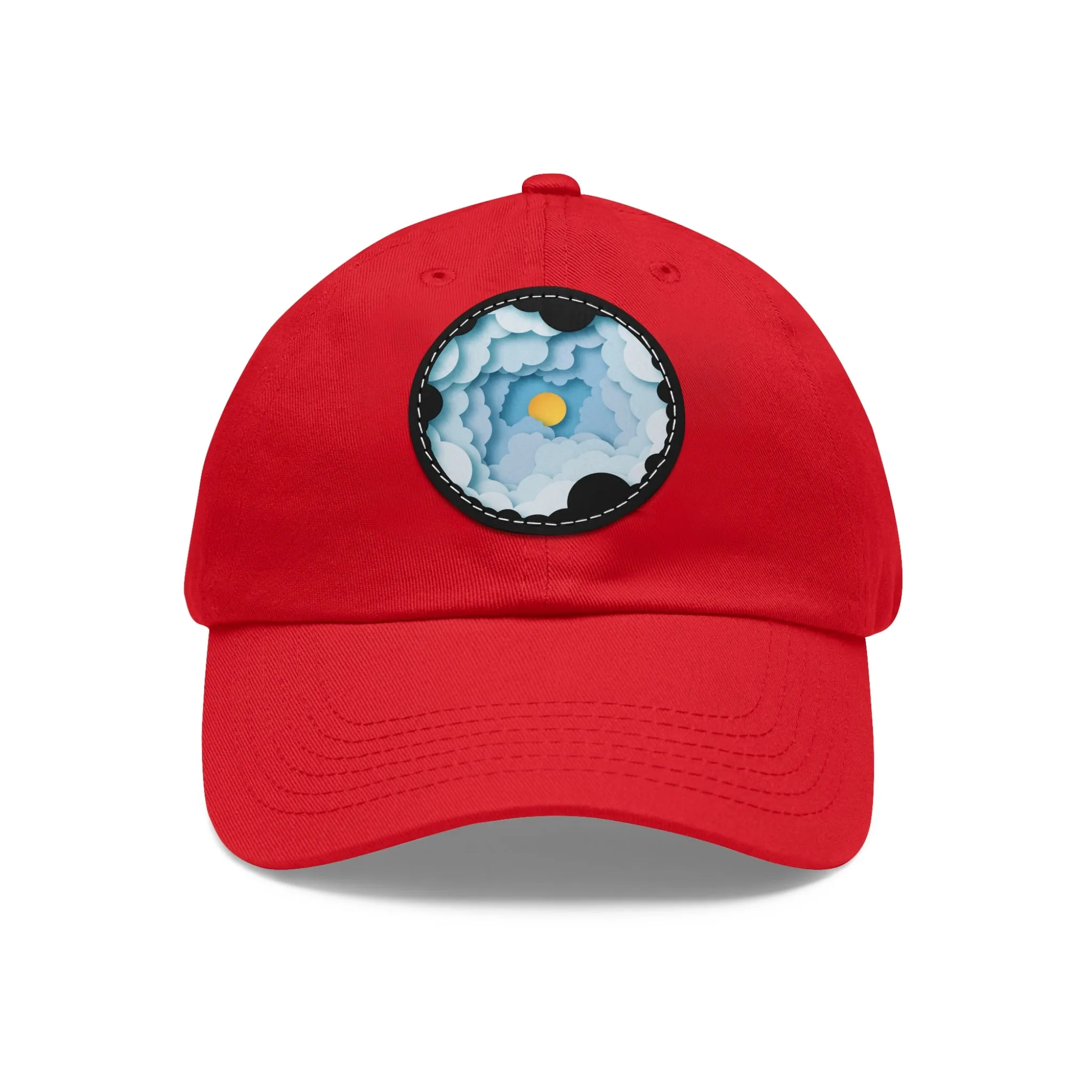 Dad Hat - Cloud Style Feel Good Beuti Leather Patch Round Cap