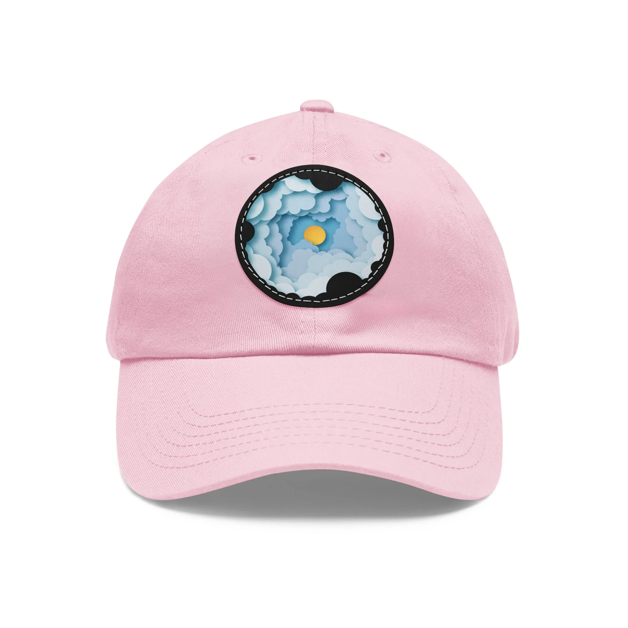 Dad Hat - Cloud Style Feel Good Beuti Leather Patch Round Cap