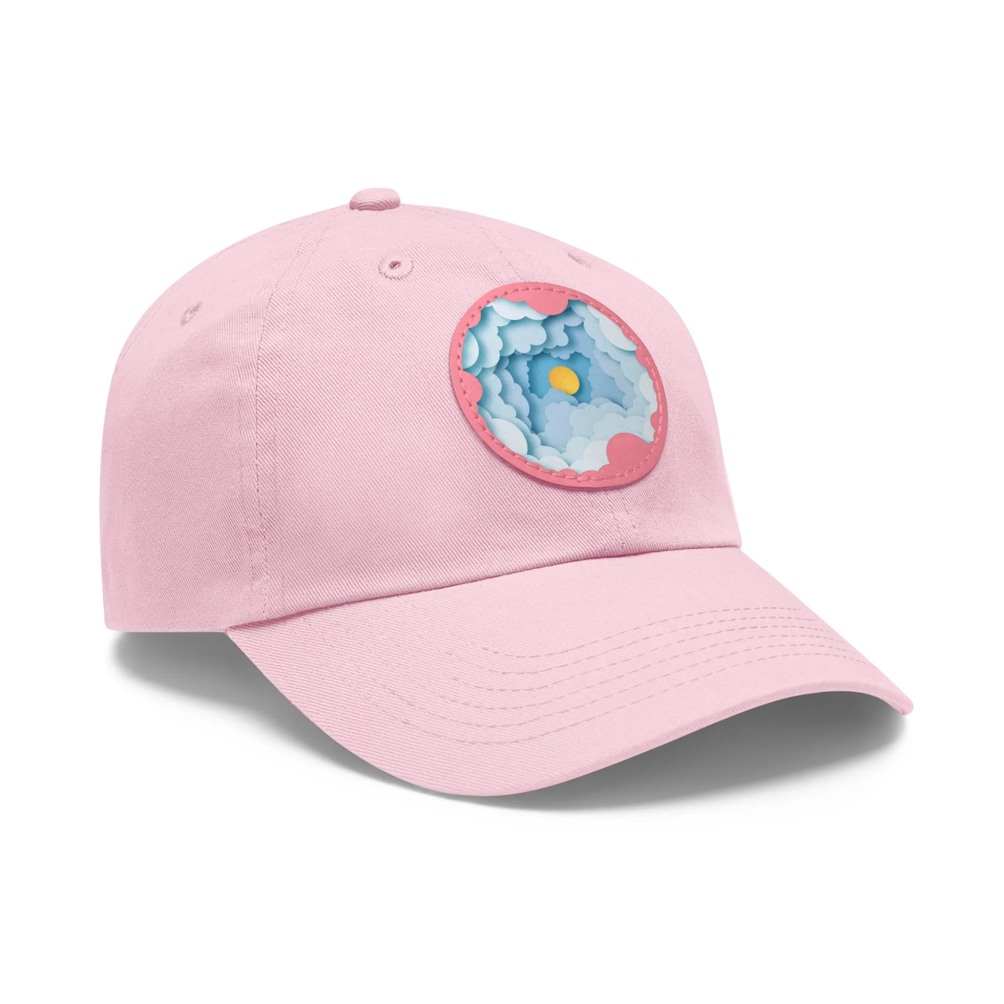 Dad Hat - Cloud Style Feel Good Beuti Leather Patch Round Cap